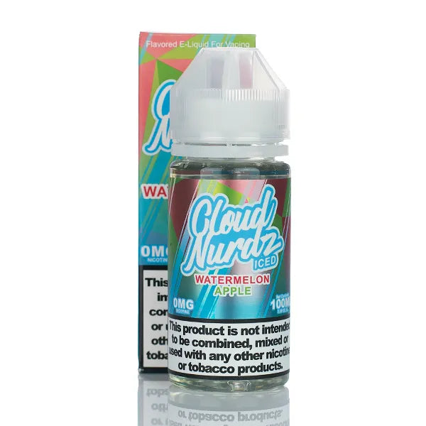 Cloud Nurdz ICED E-Liquid - No Nicotine Vape Juice - 100ml - Black Coral